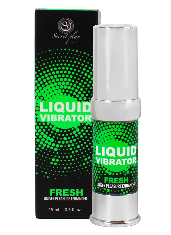 Liquide vibrant effet frais à la menthe unisexe 15ml - SP5976